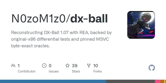 Reconstructing DX-Ball 1.07 preview